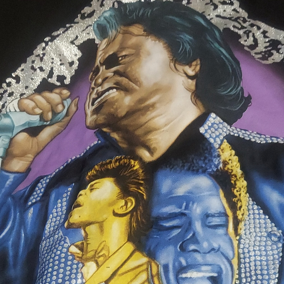 trendy mexican bootleg style vintage james brown memorial xl boxy Tee - Picture 3 of 4